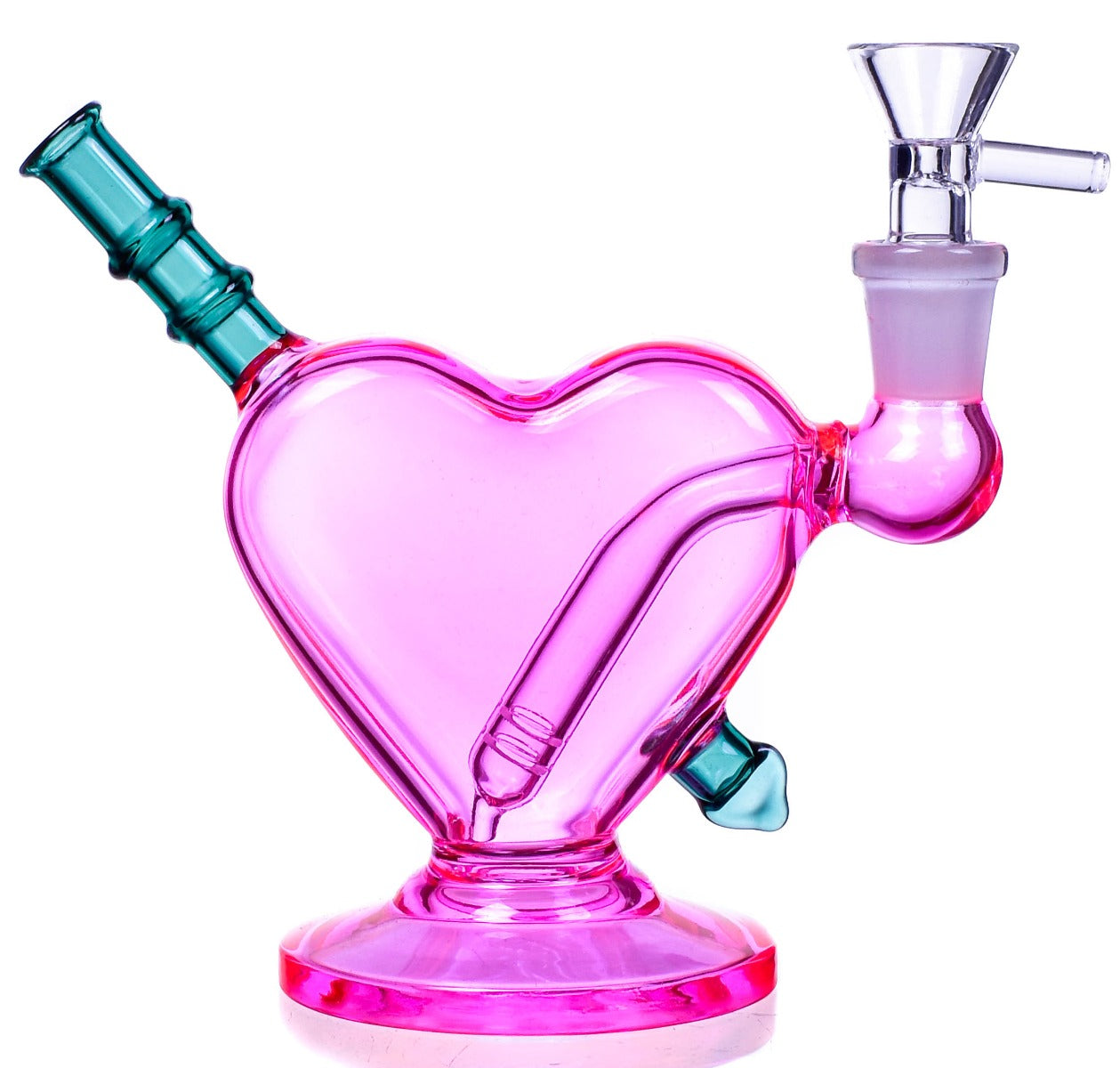 Cupids Heart With Arrow - Pink