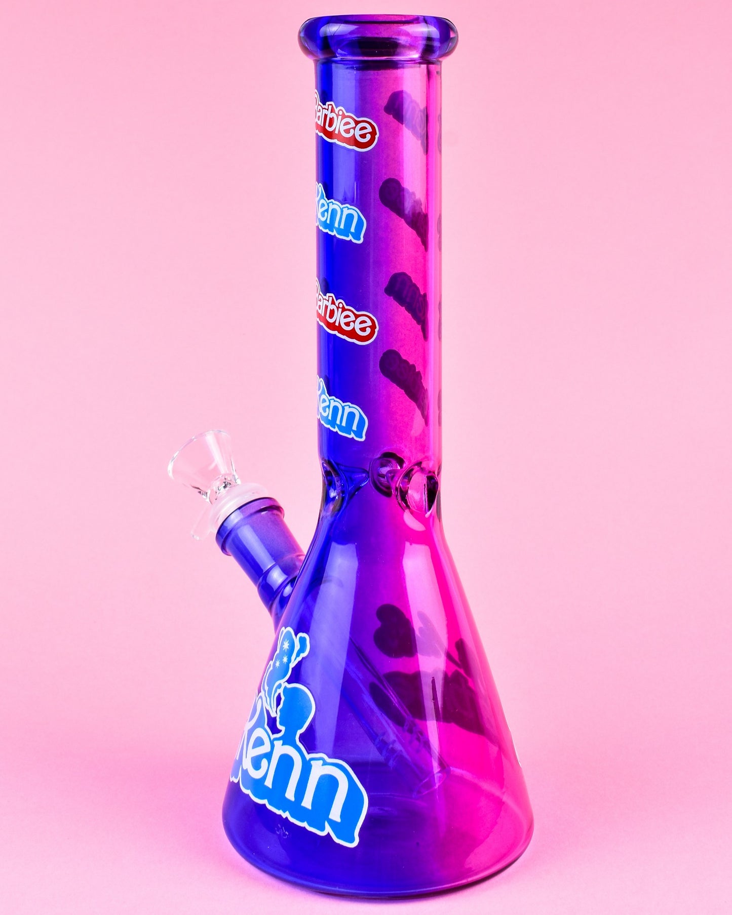 B&K Pink Princess Beaker Bong