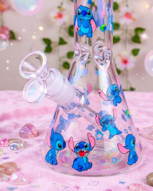 Blue Alien Beaker Bong