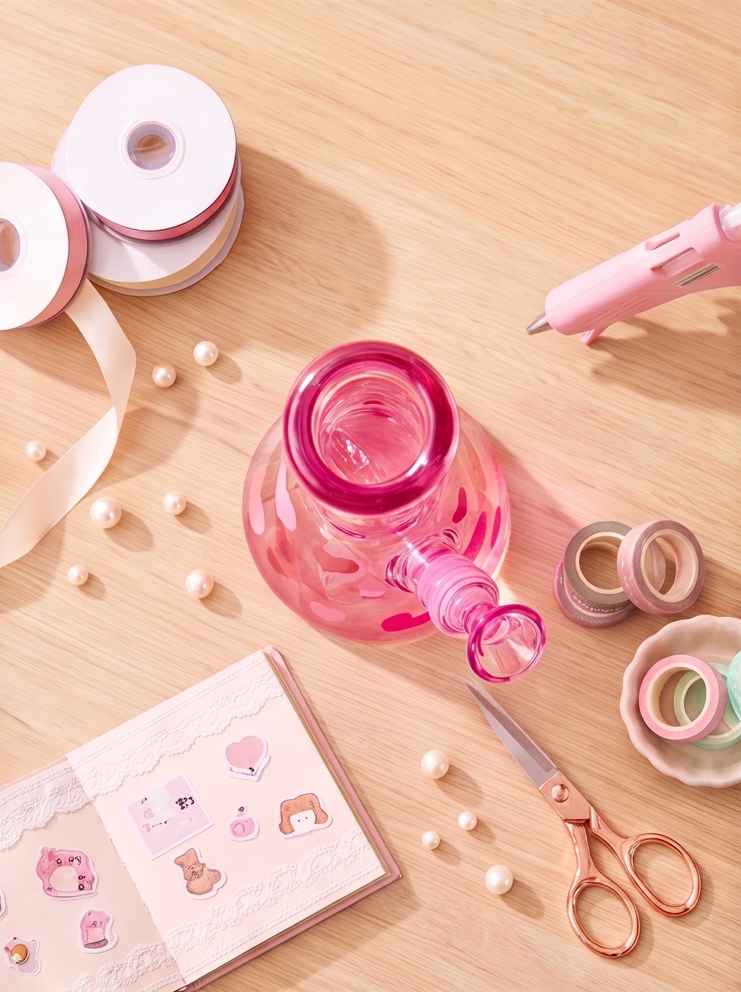 Candy Heart Beaker Bong