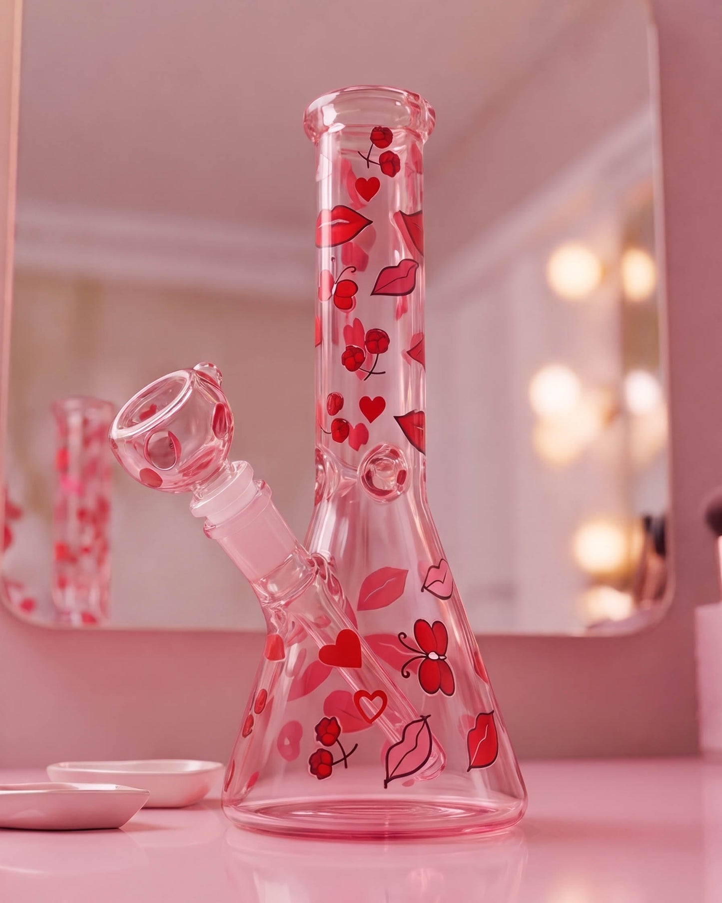 Kiss Me Beaker Bong
