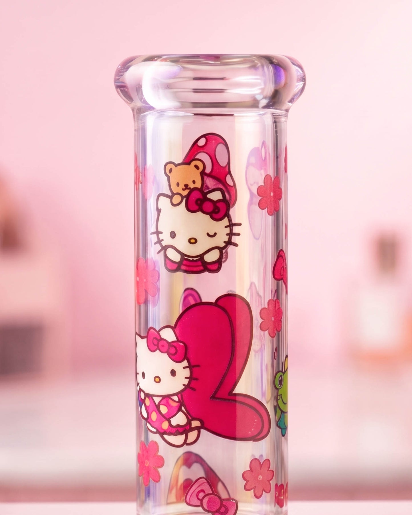 Iridescent Kitty Beaker Bong