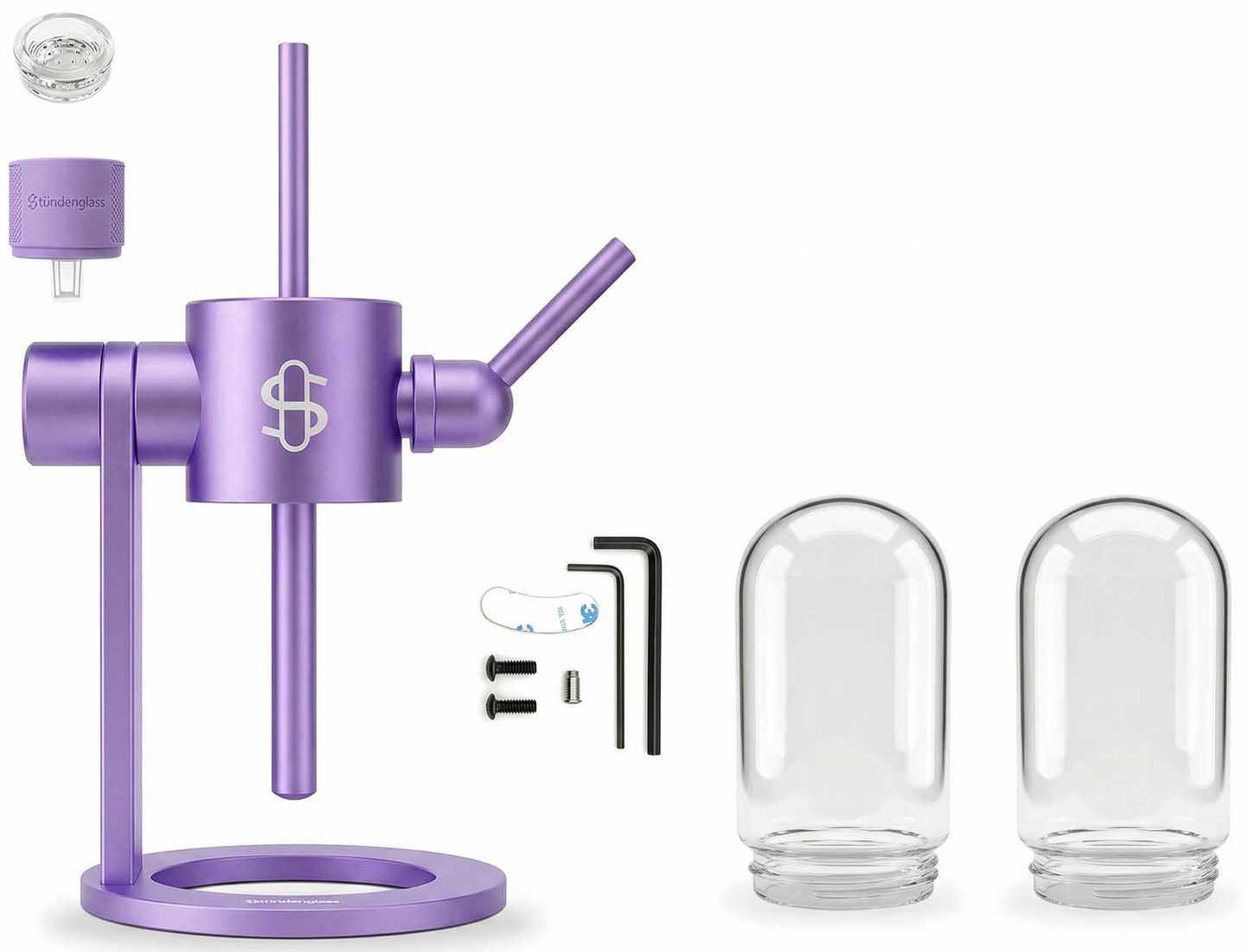 Stundenglass™ Gravity Hookah Bong V3 - Purple
