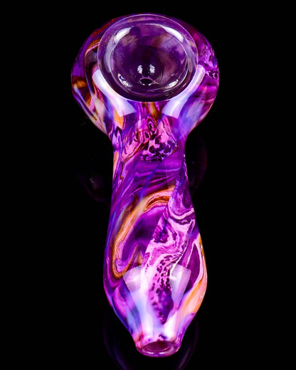 Nebula Galaxy Glass Hand Pipe - Purple