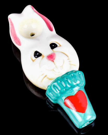 4.5" Bunny Rabbit Hand Pipe