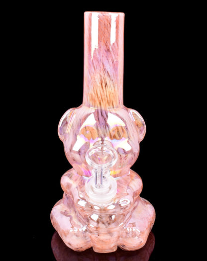 SmokeDay's Honey Bear Bong - Pink Color Blast