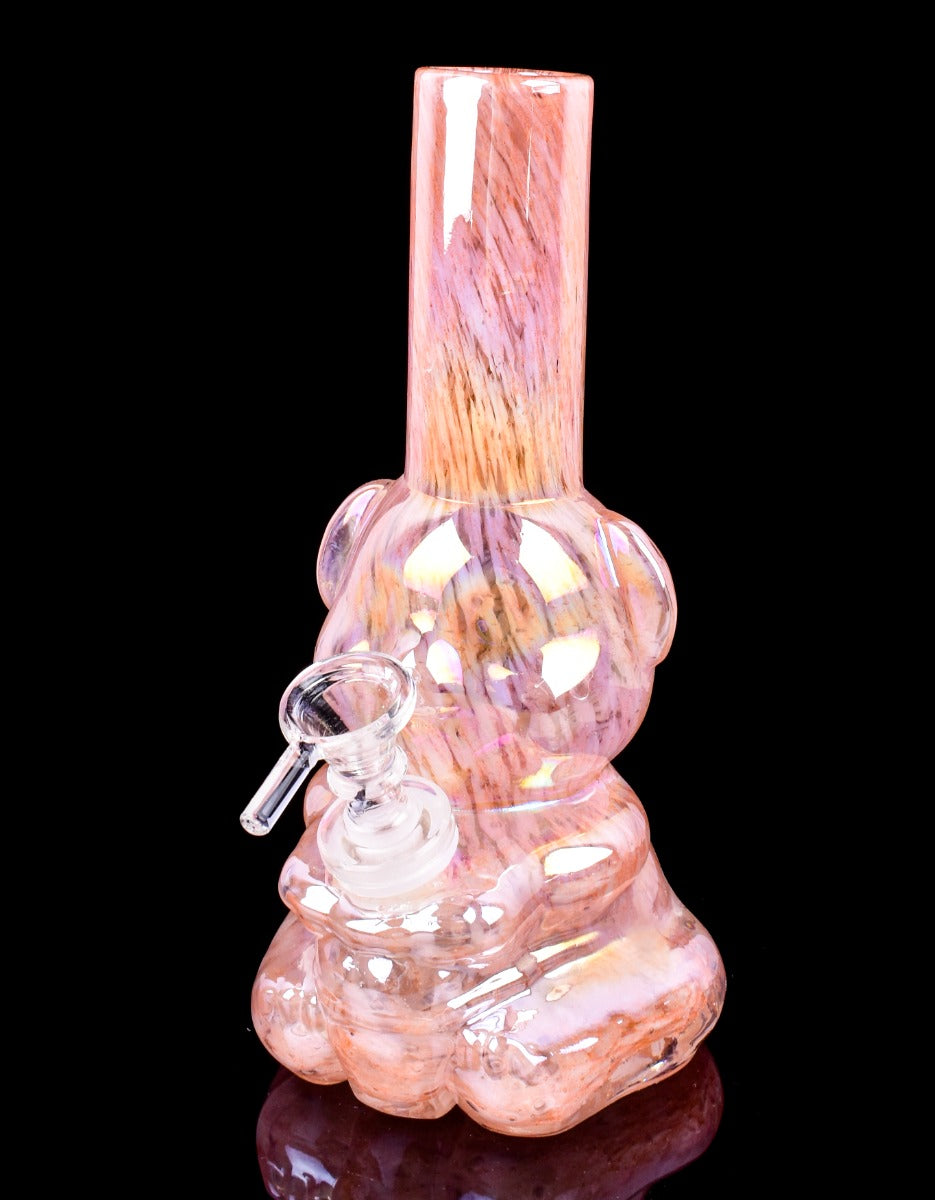 SmokeDay's Honey Bear Bong - Pink Color Blast