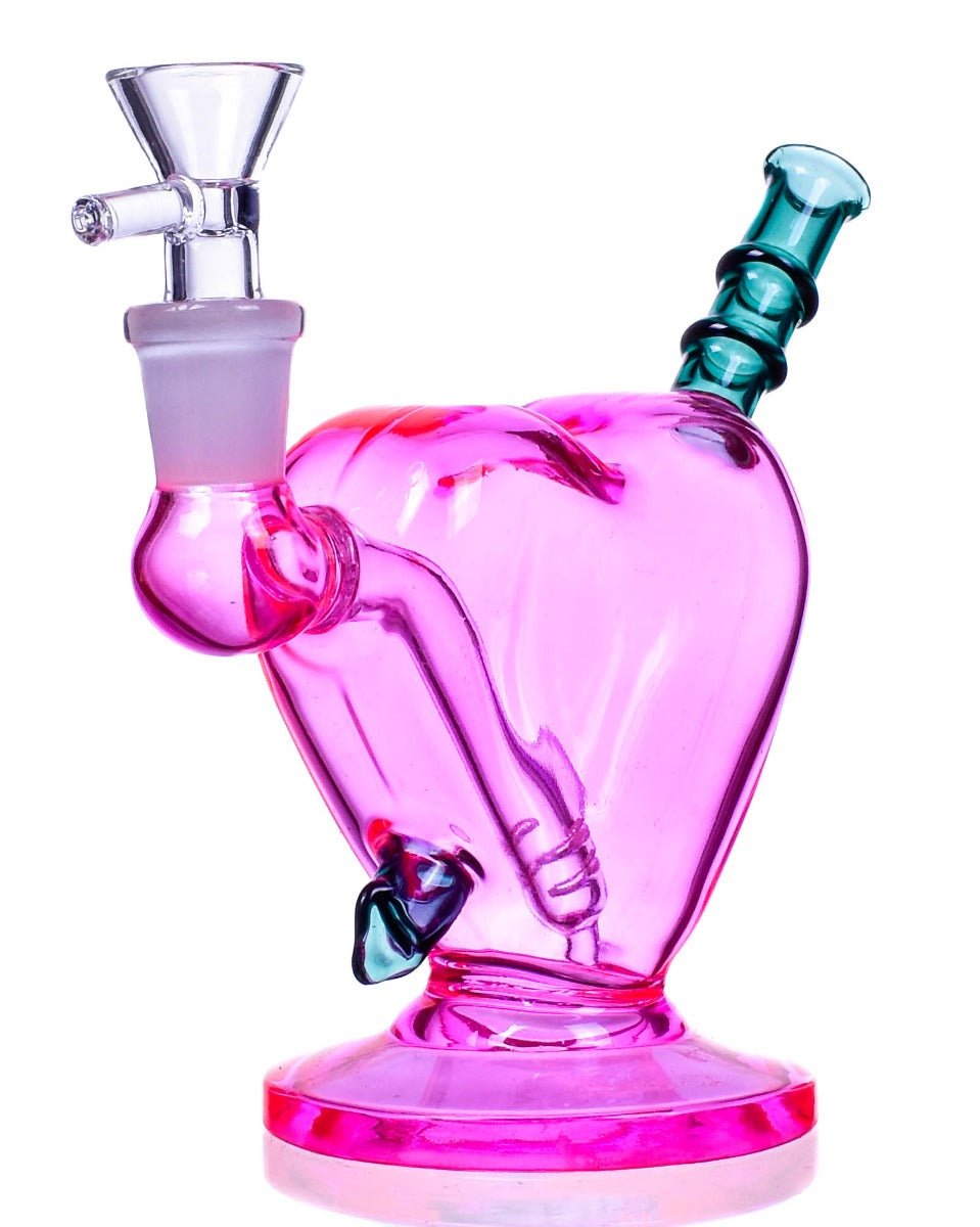 Cupids Heart With Arrow - Pink