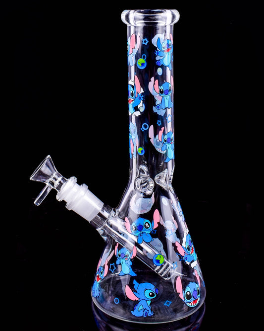 Blue Alien Beaker Bong