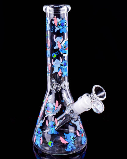 Blue Alien Beaker Bong