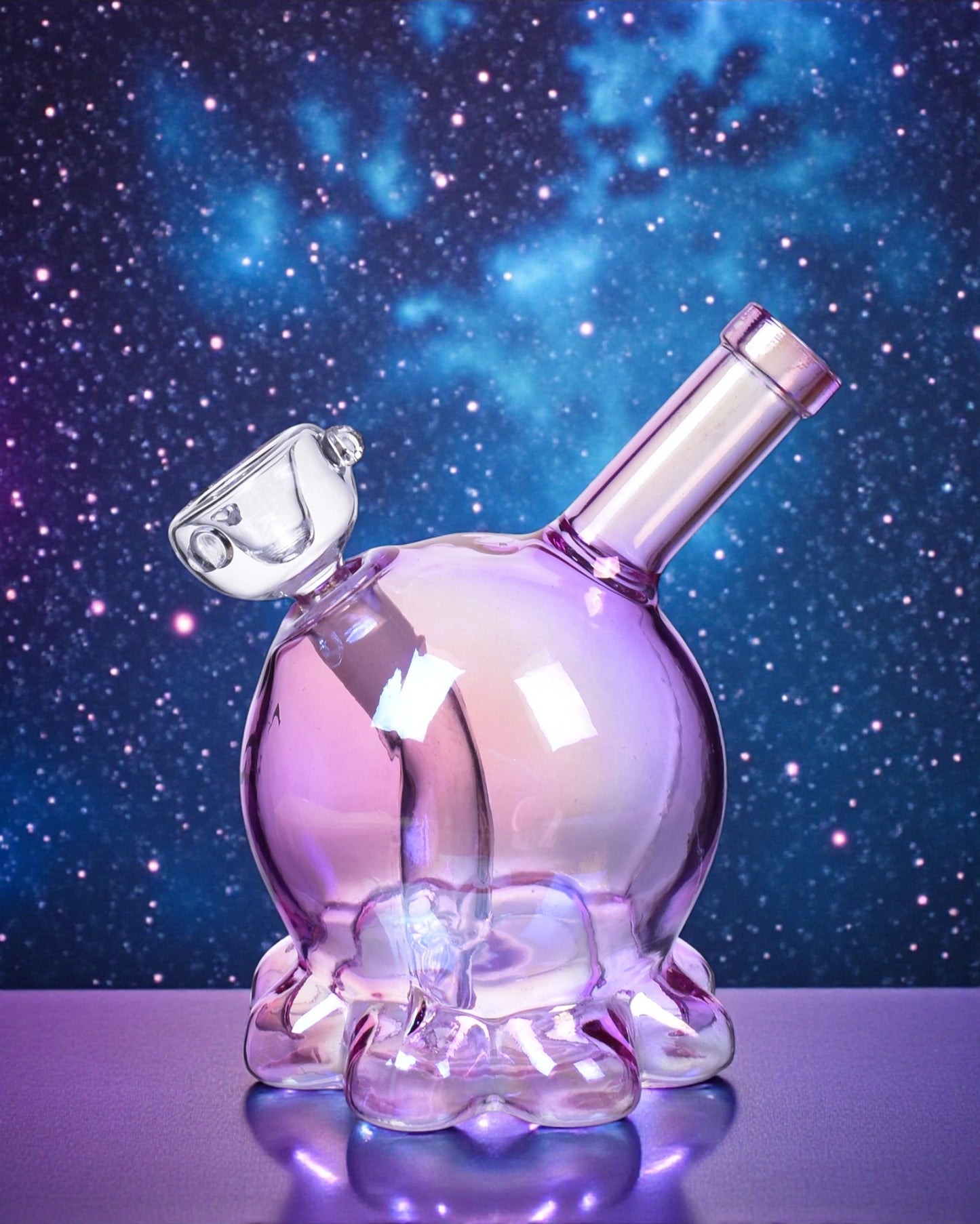 Cute Mini Octopus Bong - Pink