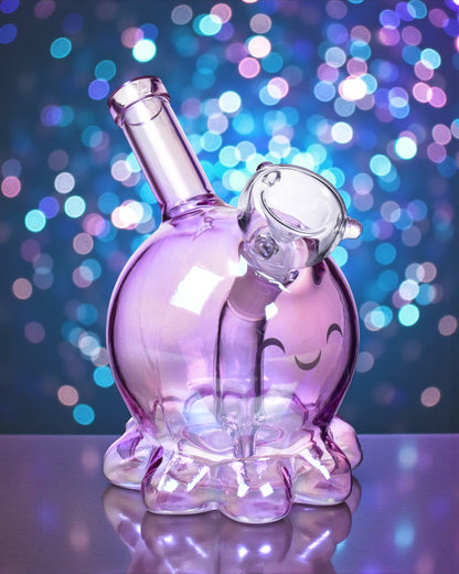 Cute Mini Octopus Bong - Pink