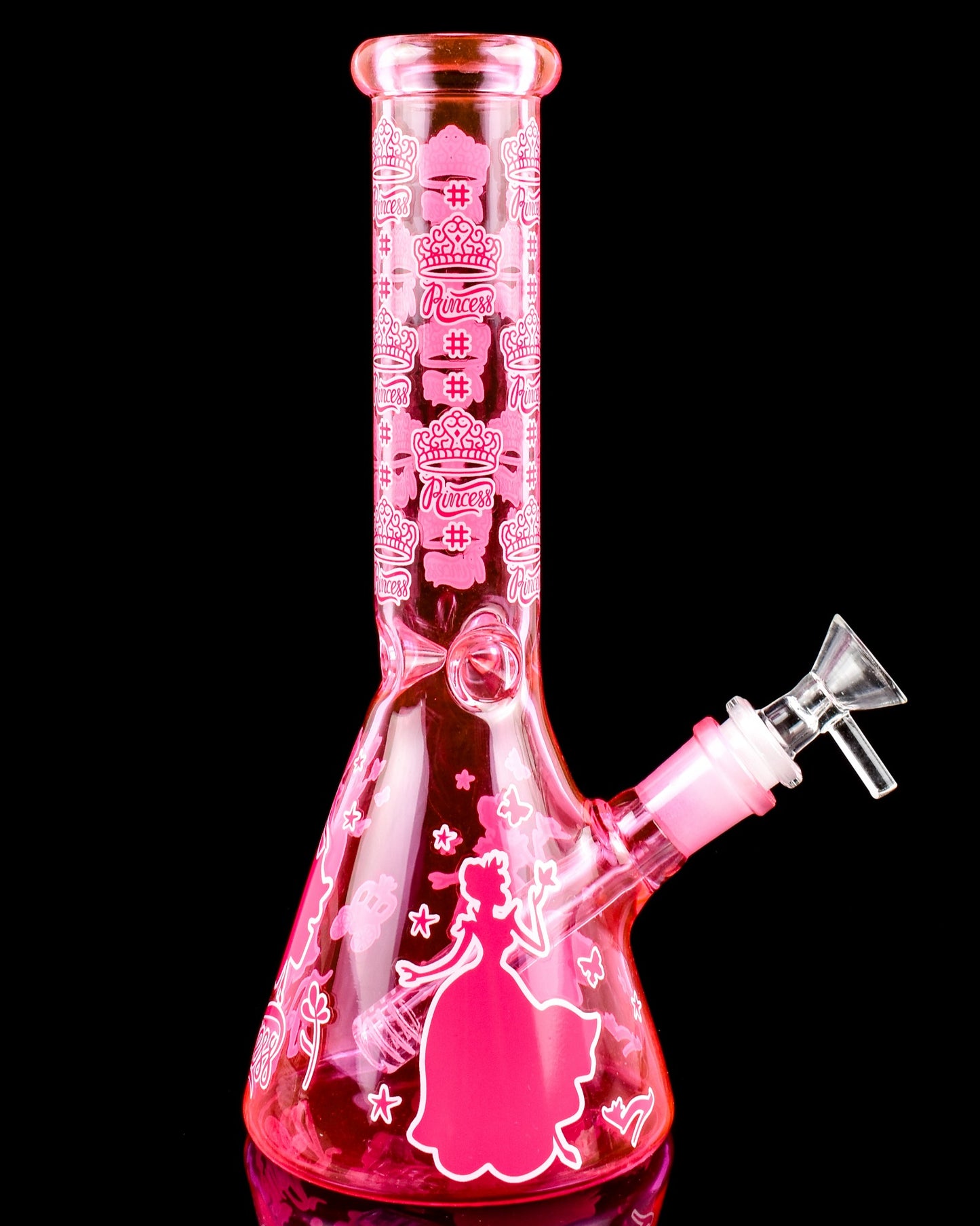 Royal Puff Pink Beaker Bong