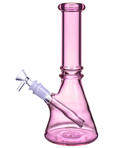 The Gala - 10" Thick Classic Beaker Base Bong - Pink