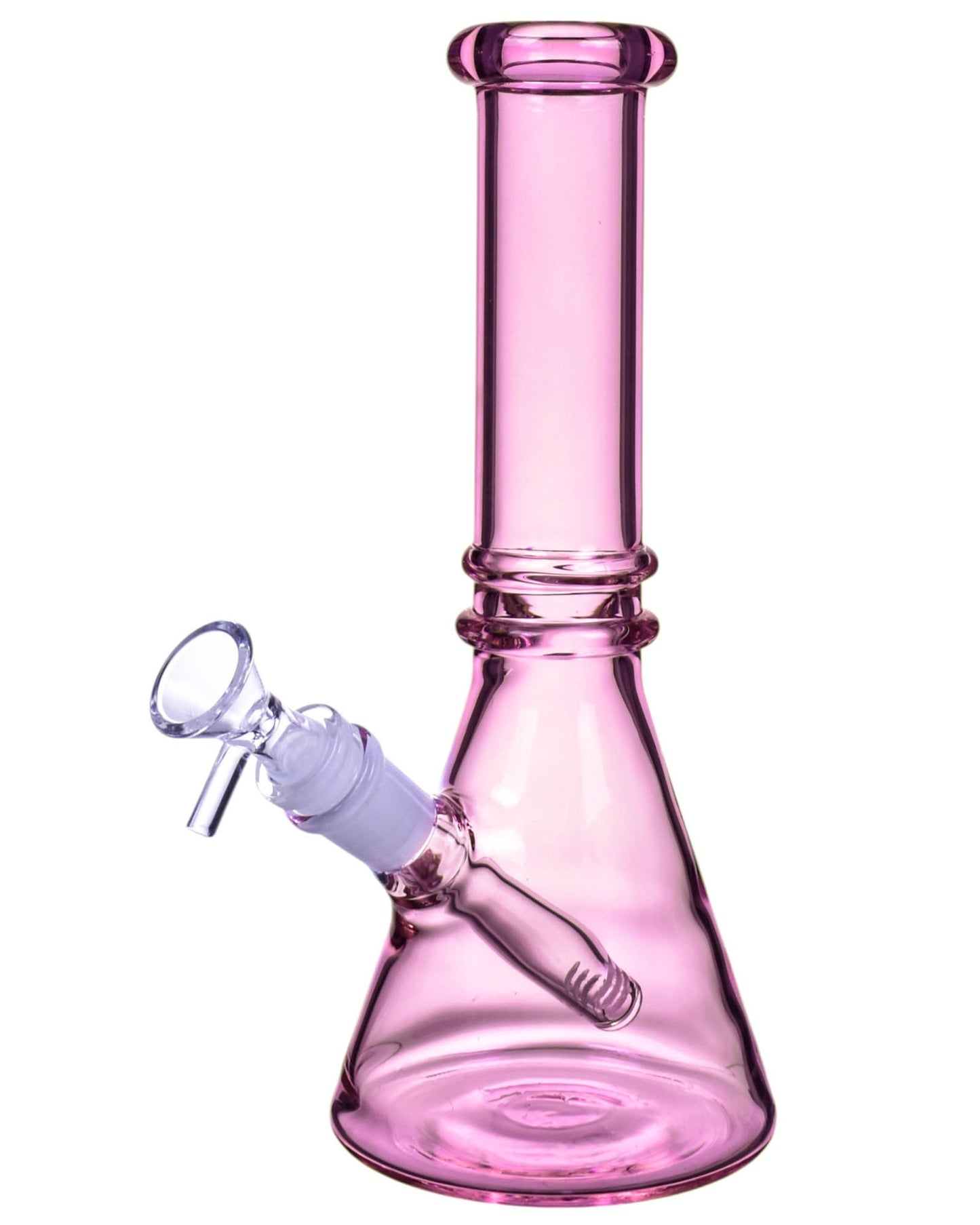 The Gala - 10" Thick Classic Beaker Base Bong - Pink