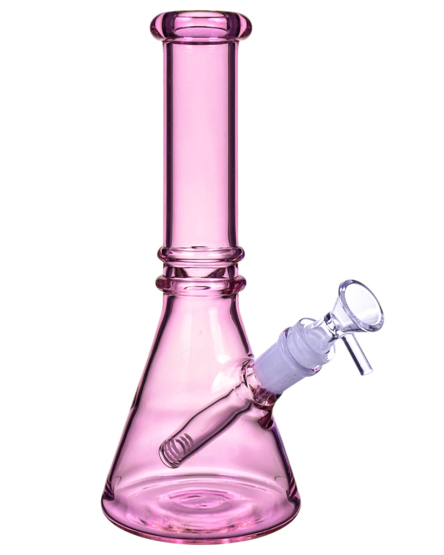 The Gala - 10" Thick Classic Beaker Base Bong - Pink