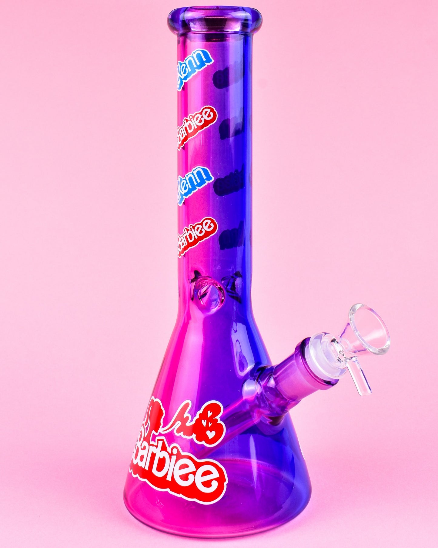B&K Pink Princess Beaker Bong