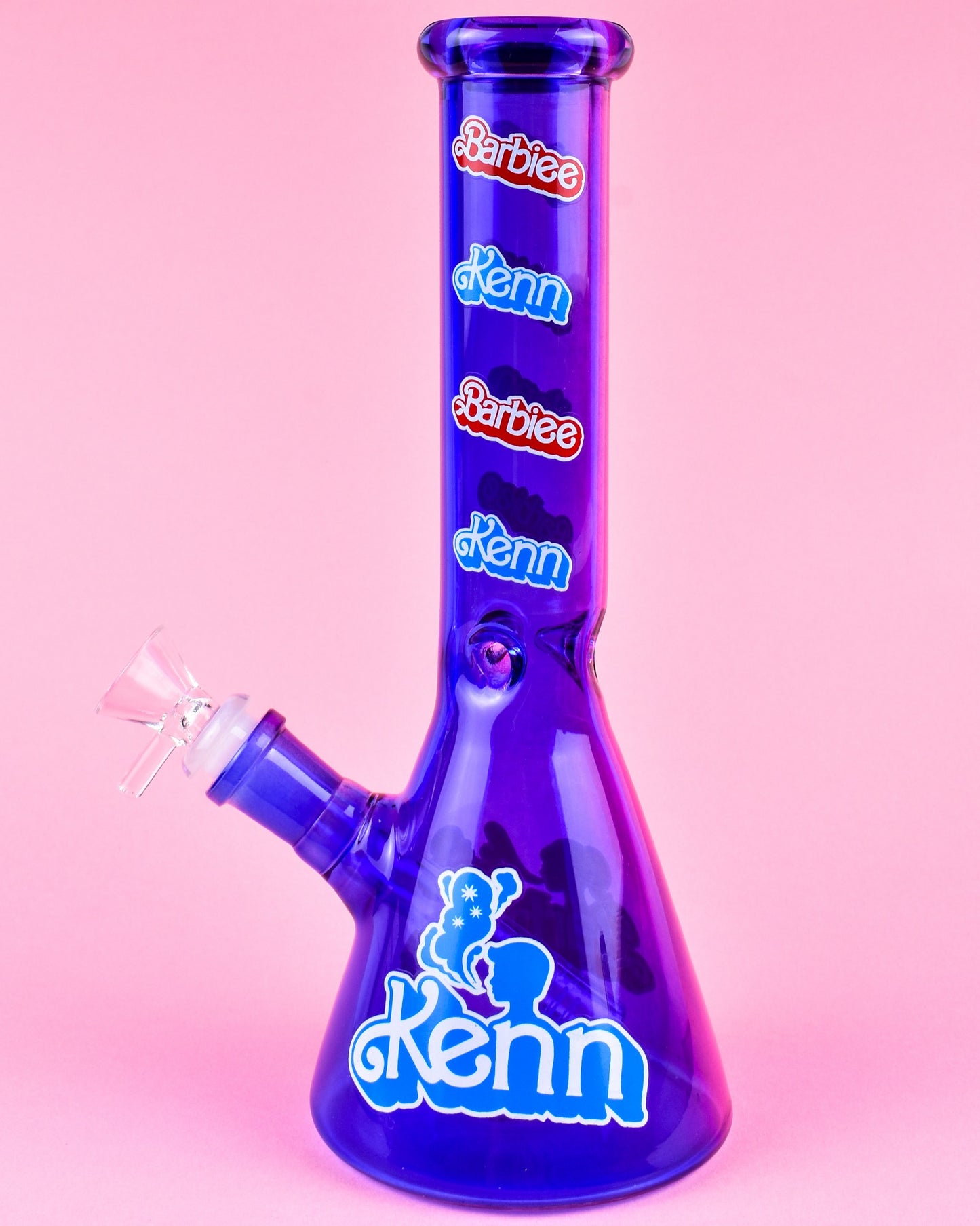 B&K Pink Princess Beaker Bong