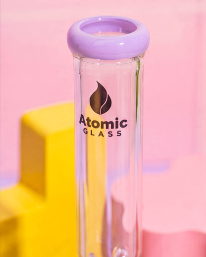 Atomic Glass Bubble Bloom Beaker Bong