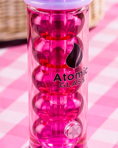 Atomic Glass Bubble Bloom Glycerin Bong