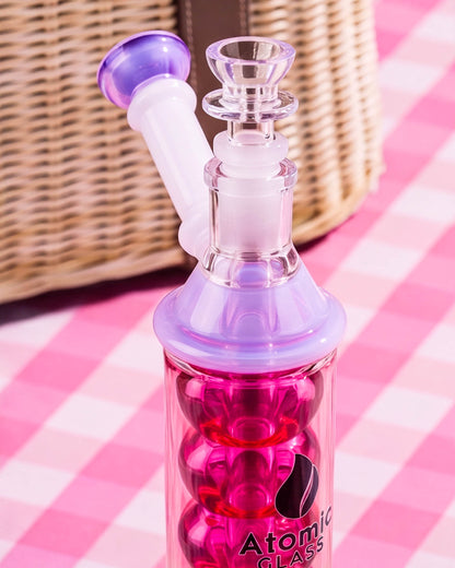 Atomic Glass Bubble Bloom Glycerin Bong