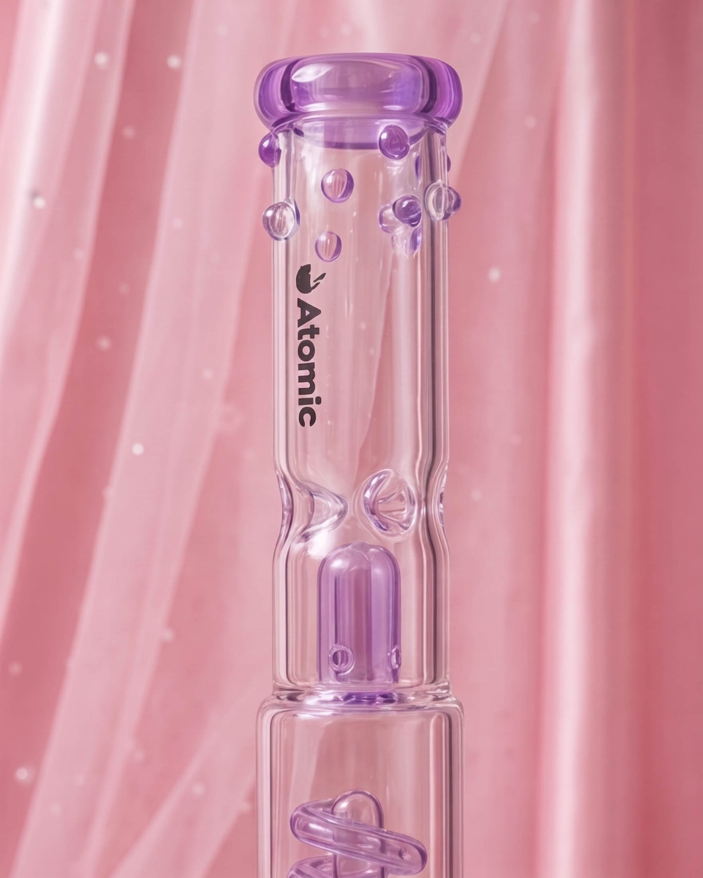 Atomic Glass Fairy Coil Beaker Bong