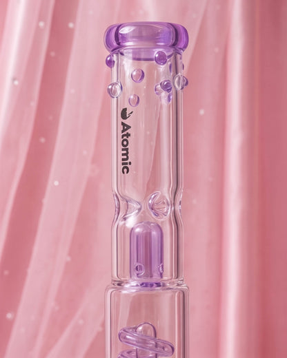 Atomic Glass Fairy Coil Beaker Bong