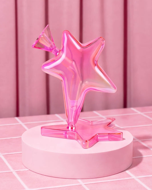 Shooting Star Bong - Pink Iridescent