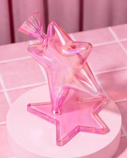Shooting Star Bong - Pink Iridescent