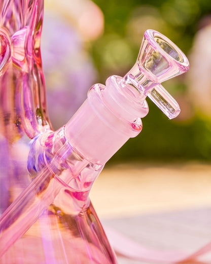 Bloom Twist Iridescent Beaker Bong
