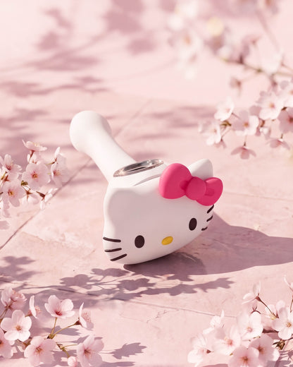 Bow Babe Kitty Silicone Pipe