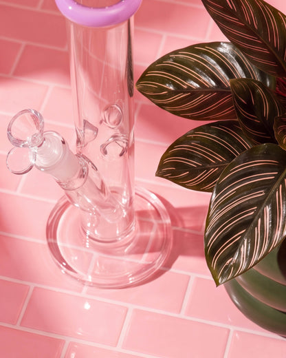 Bubble Pop Straight Tube Bong