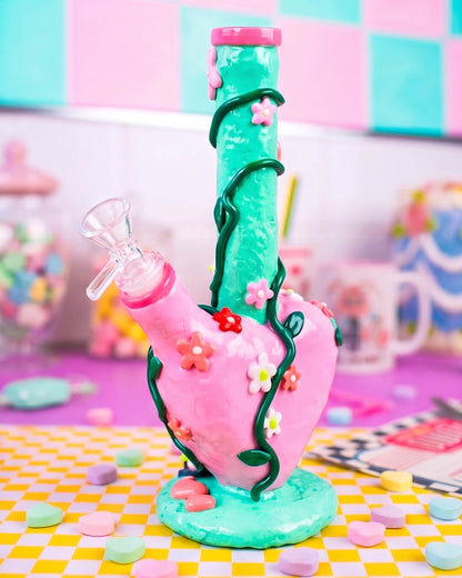 Candy Heart House Bong