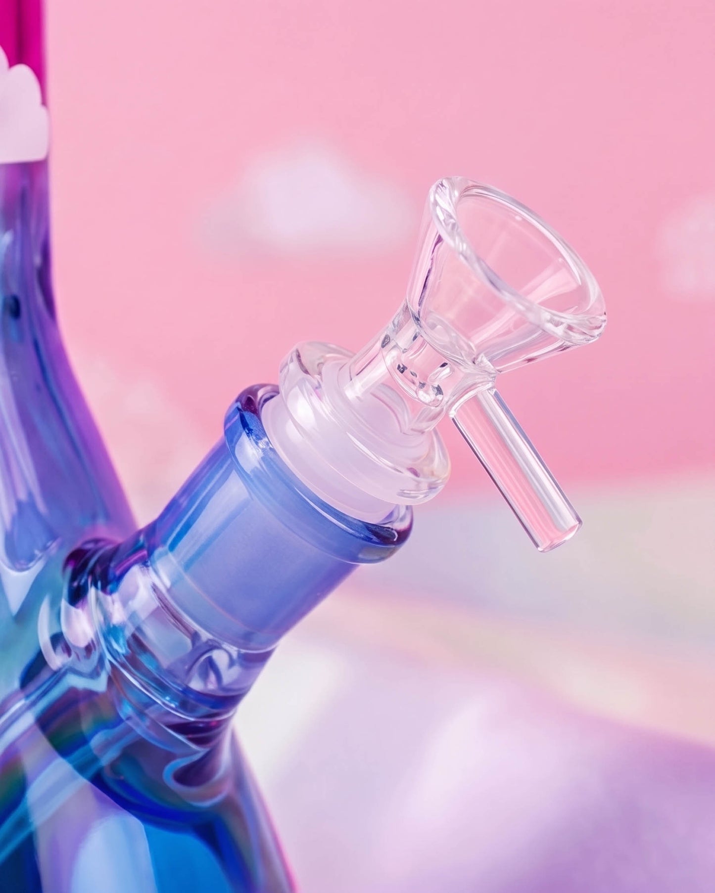 Rainbow Cloud Beaker Bong