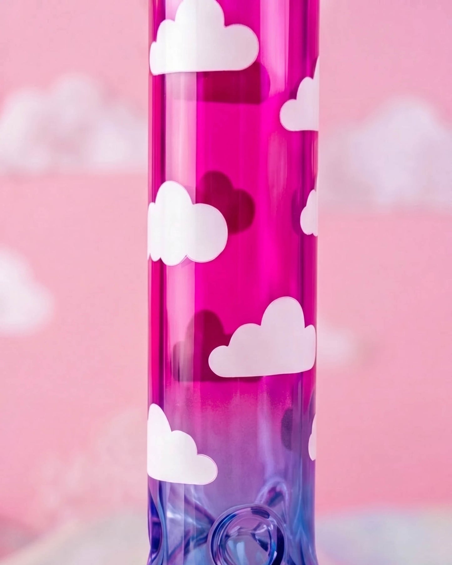 Rainbow Cloud Beaker Bong