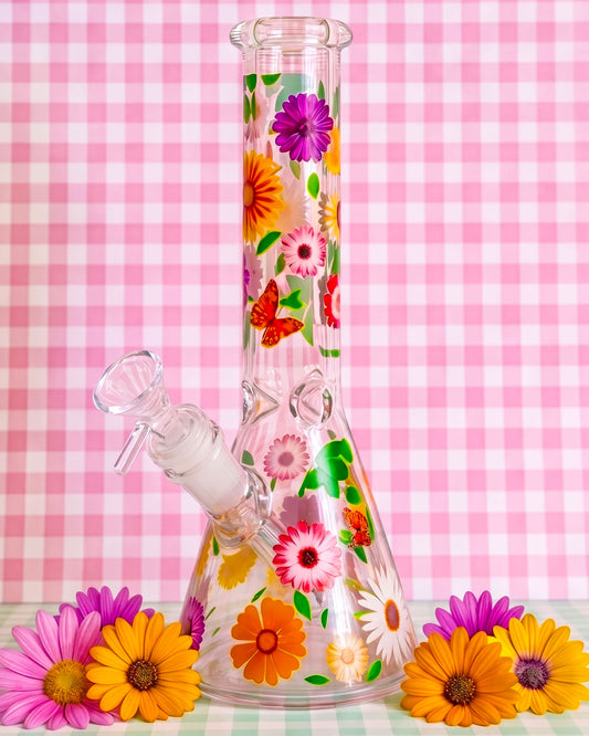 Daisy Bloom Beaker Bong