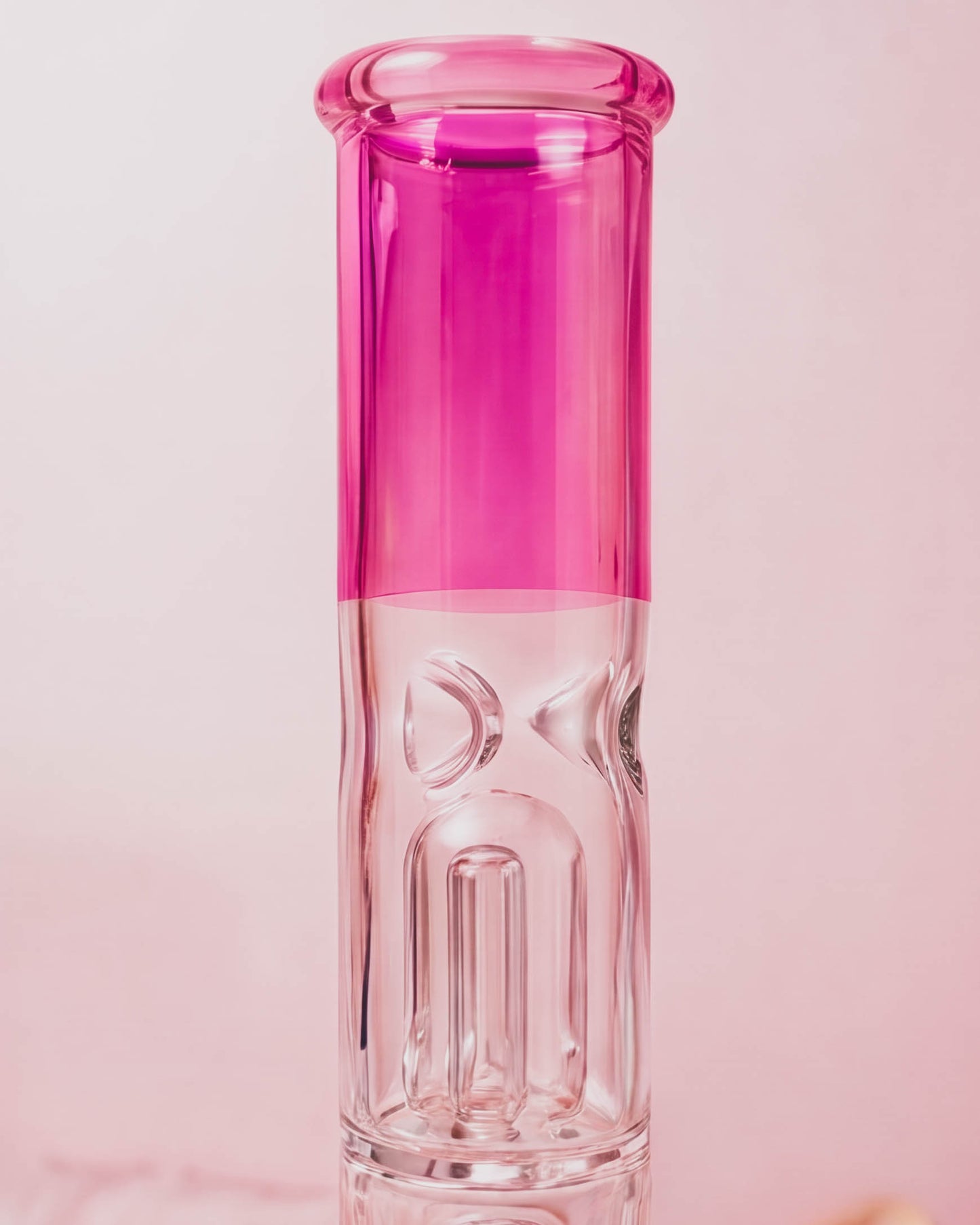 Double Percolator Beaker Bong - Pink