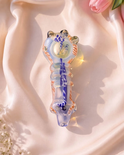Dreamy Marble Glass Hand Pipe - Fumed