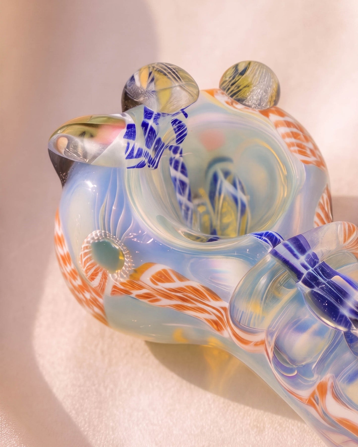 Dreamy Marble Glass Hand Pipe - Fumed