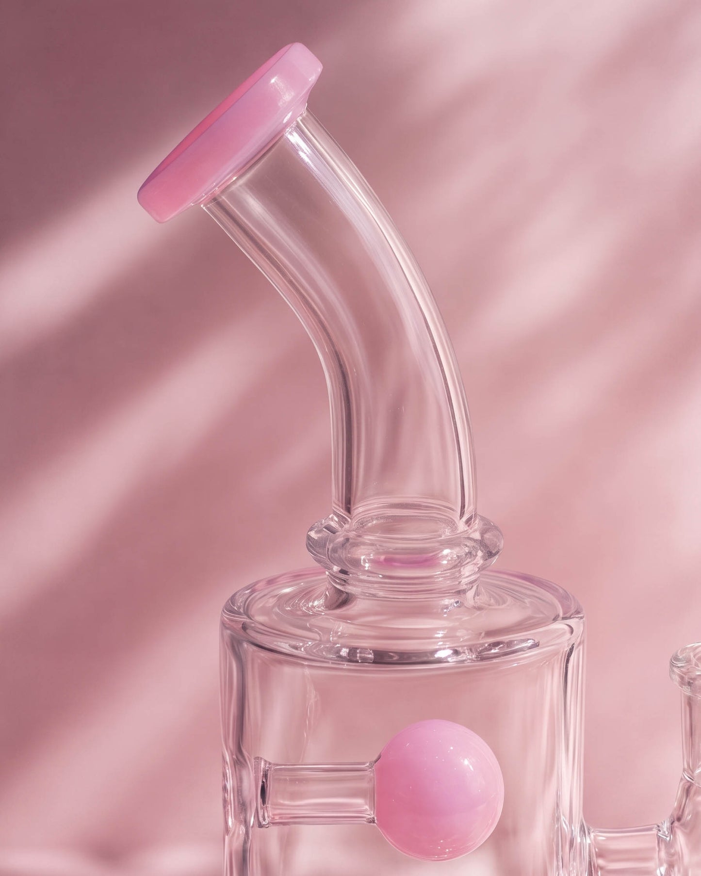 Fairy Bloom Bong/Dab Rig - Milky Pink