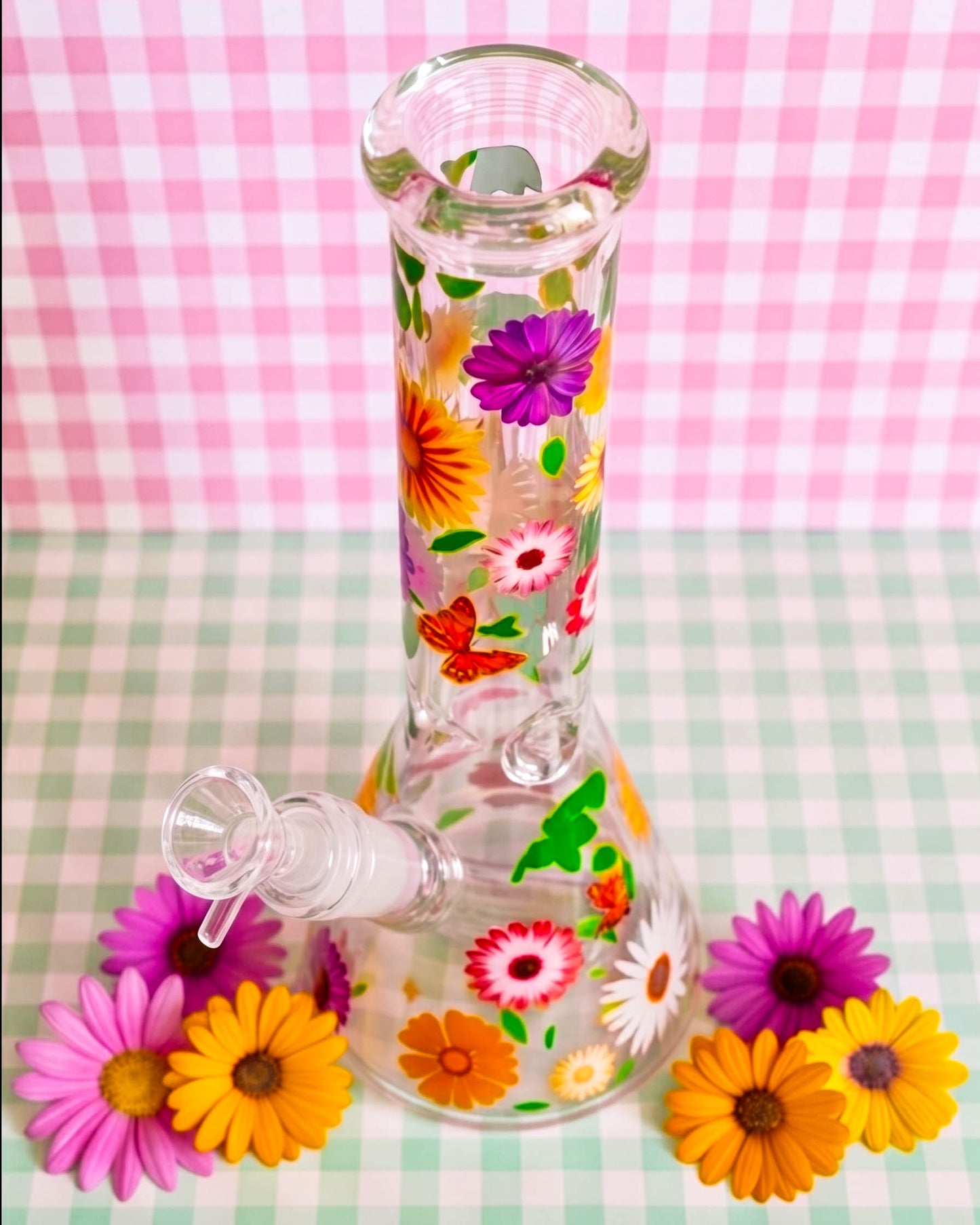Daisy Bloom Beaker Bong
