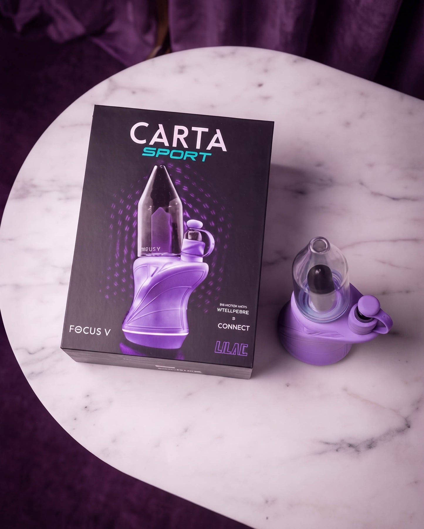 Focus V Carta Sport Smart Electric Dab Rig - Lilac