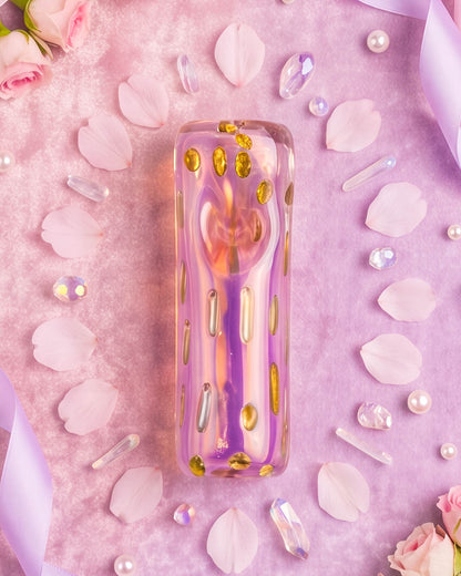Gem Sprinkle Glass Pipe
