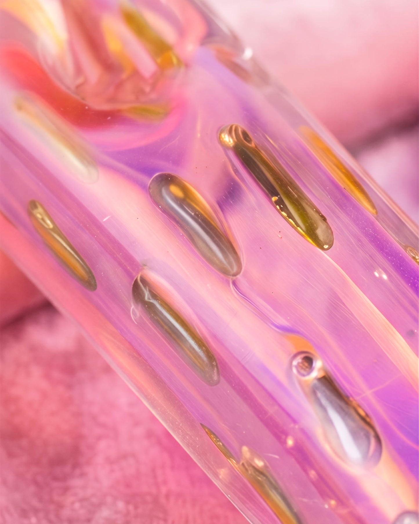 Gem Sprinkle Glass Pipe