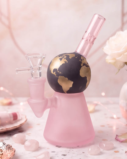Globe Goddess Mini Beaker Bong/Dab Rig