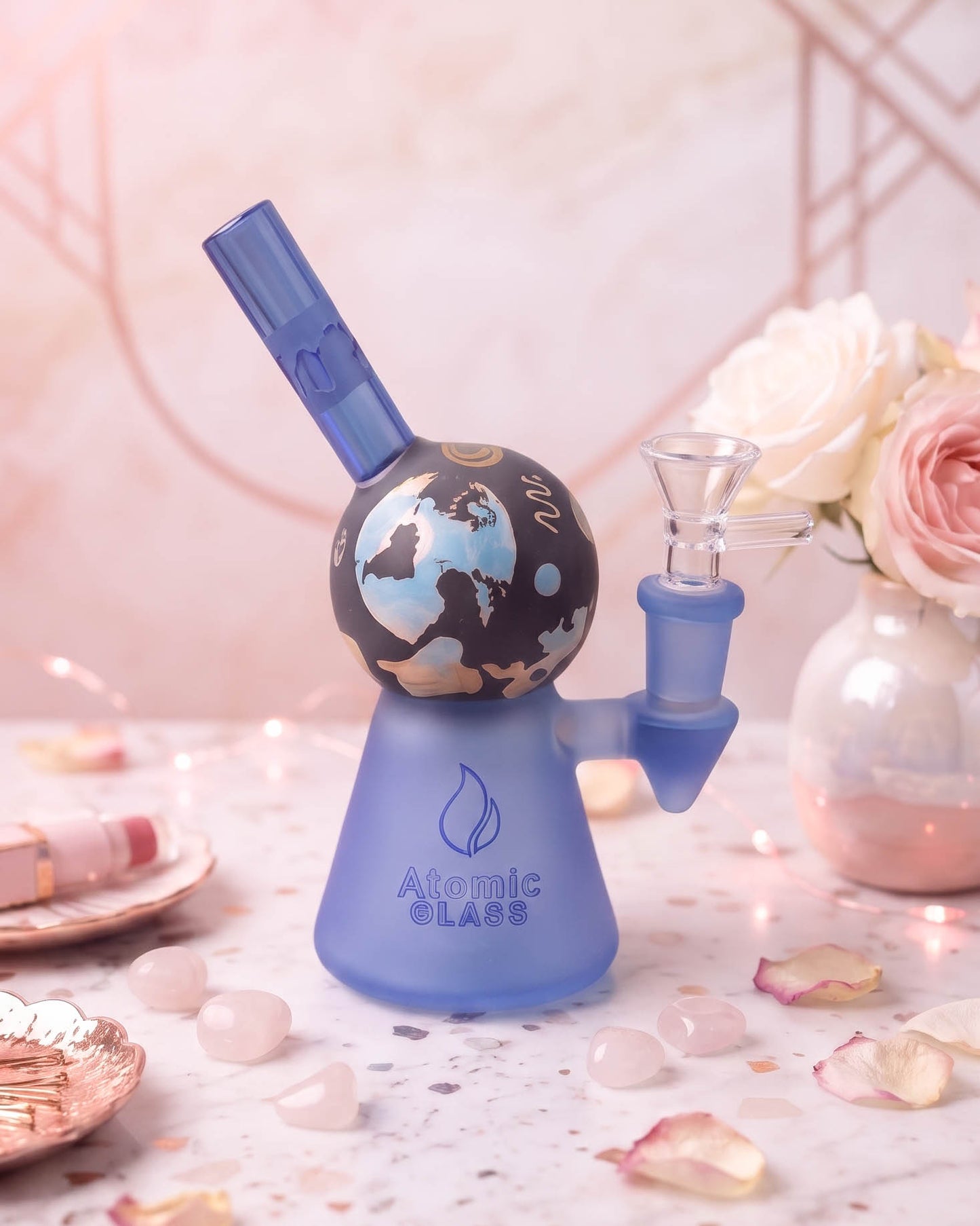 Globe Goddess Mini Beaker Bong/Dab Rig