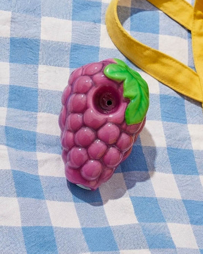 Grape Kiss Ceramic Hand Pipe
