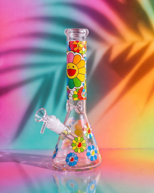 Happy Daisy Beaker Bong