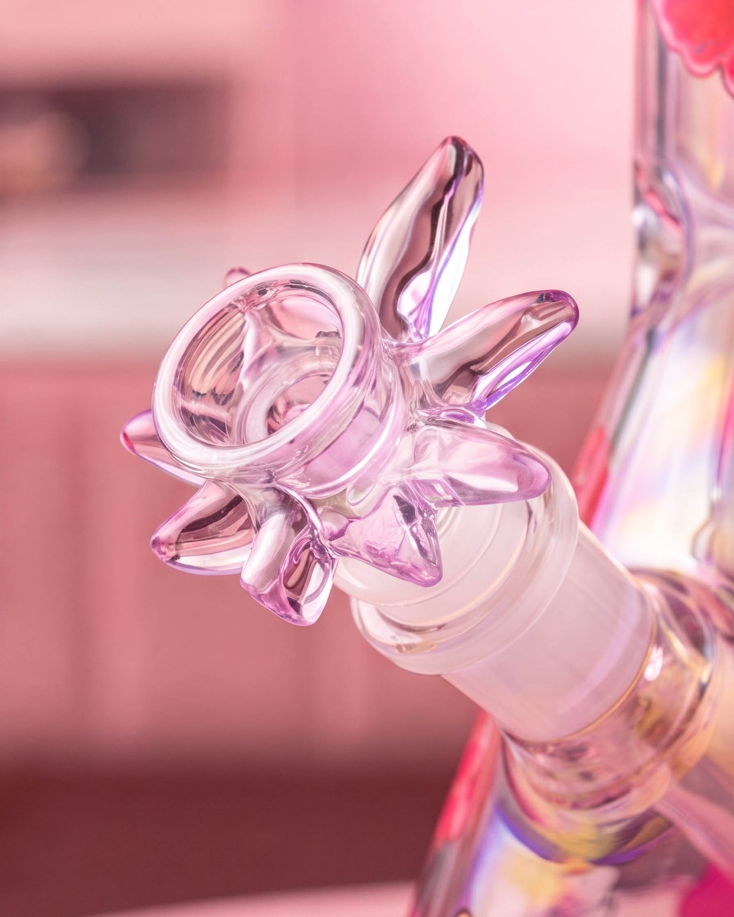 Iridescent Kitty Beaker Bong