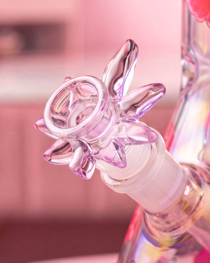 Iridescent Kitty Beaker Bong